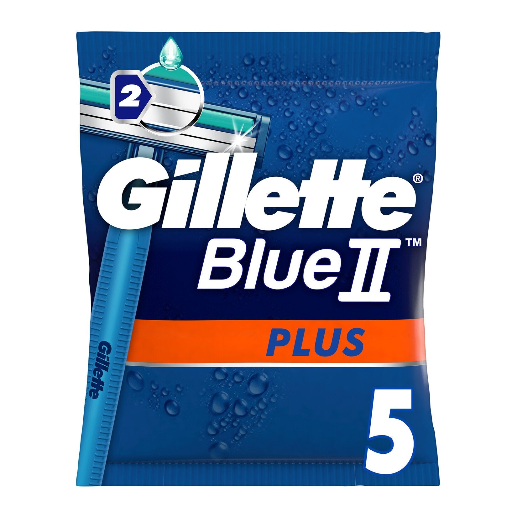 Gillette Blue2 Plus Kullan At Tıraş Bıçağı 5 Adet