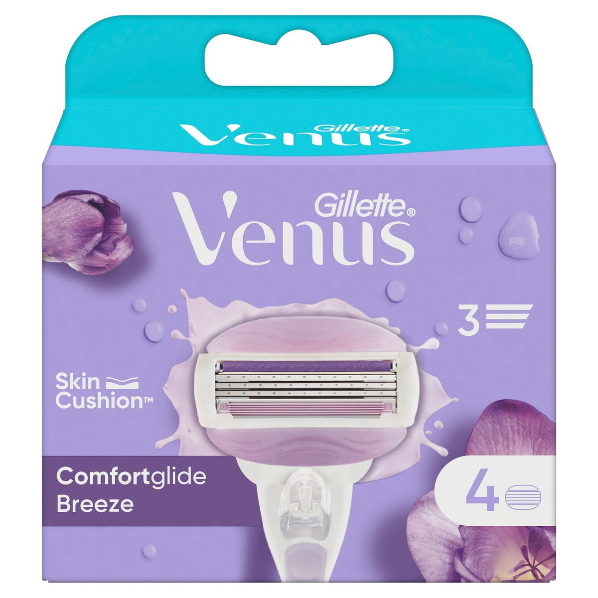 Gillette Venus Comfortglide Breeze 4 Piece Replacement Heads