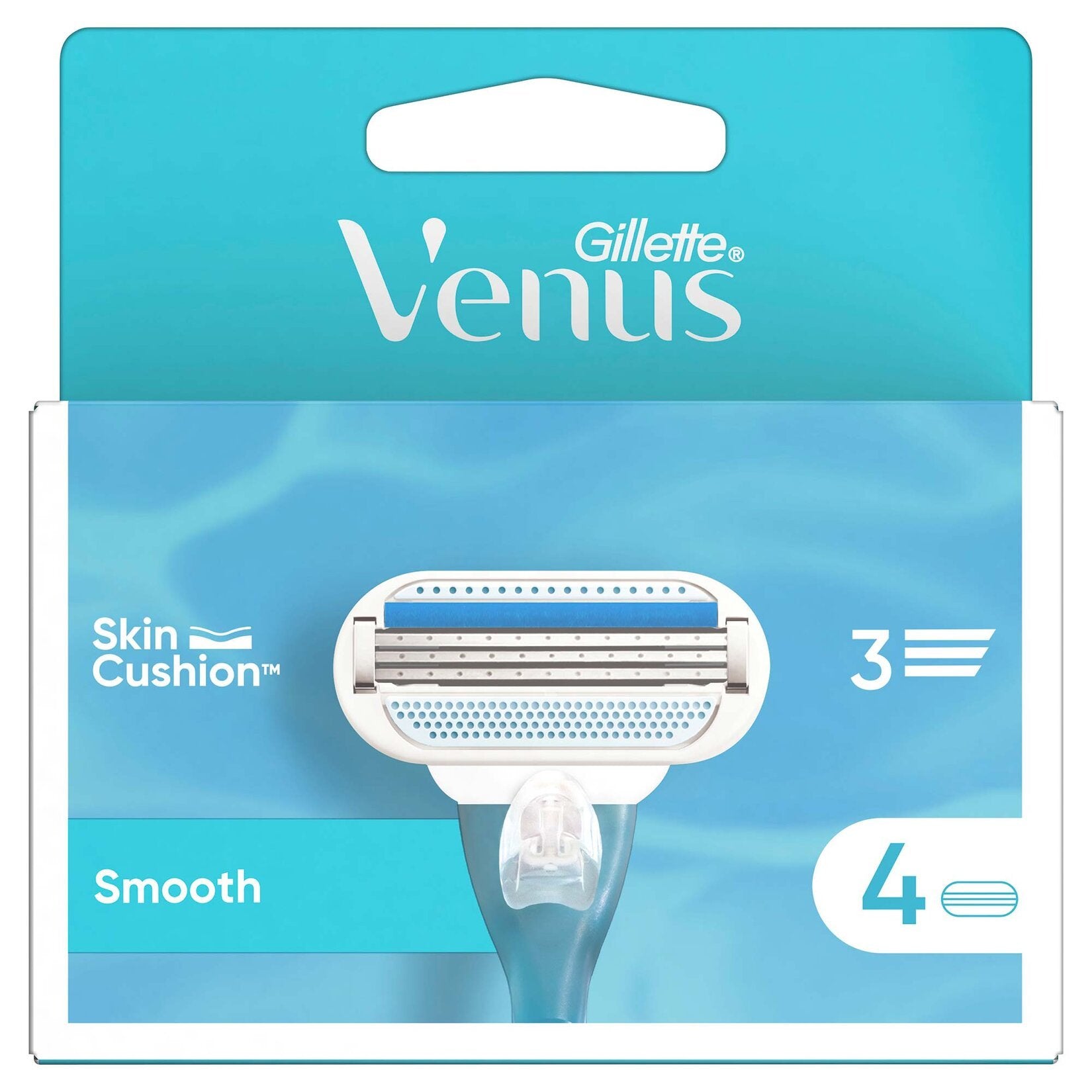 Gillette Venus Women's Spare Razor Blade 4 Pieces