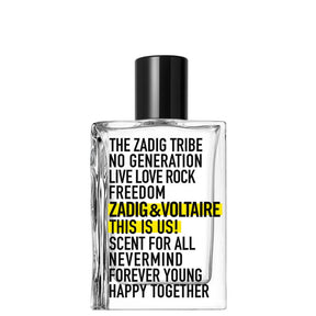 Zadig & Voltaire This Is Us EDT 50ML Unisex Parfüm