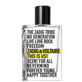 Zadig & Voltaire This Is Us EDT 100ML Unisex Parfüm