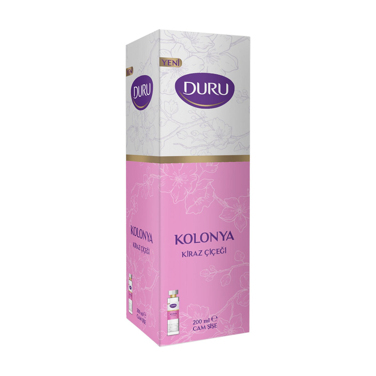 Duru Cherry Blossom Cologne Glass Bottle 200 Ml