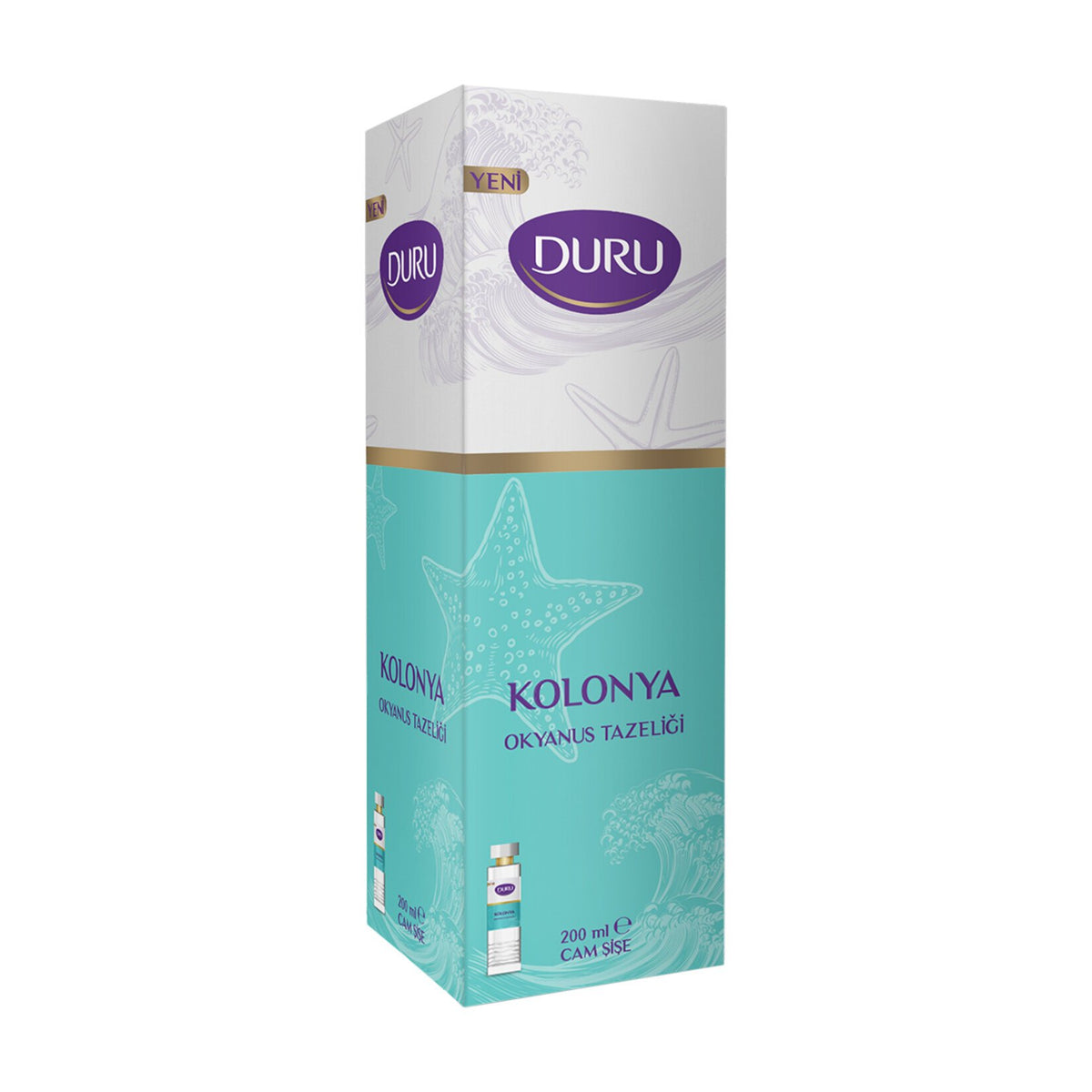 Duru Ocean Freshness Cologne Glass Bottle 200 Ml