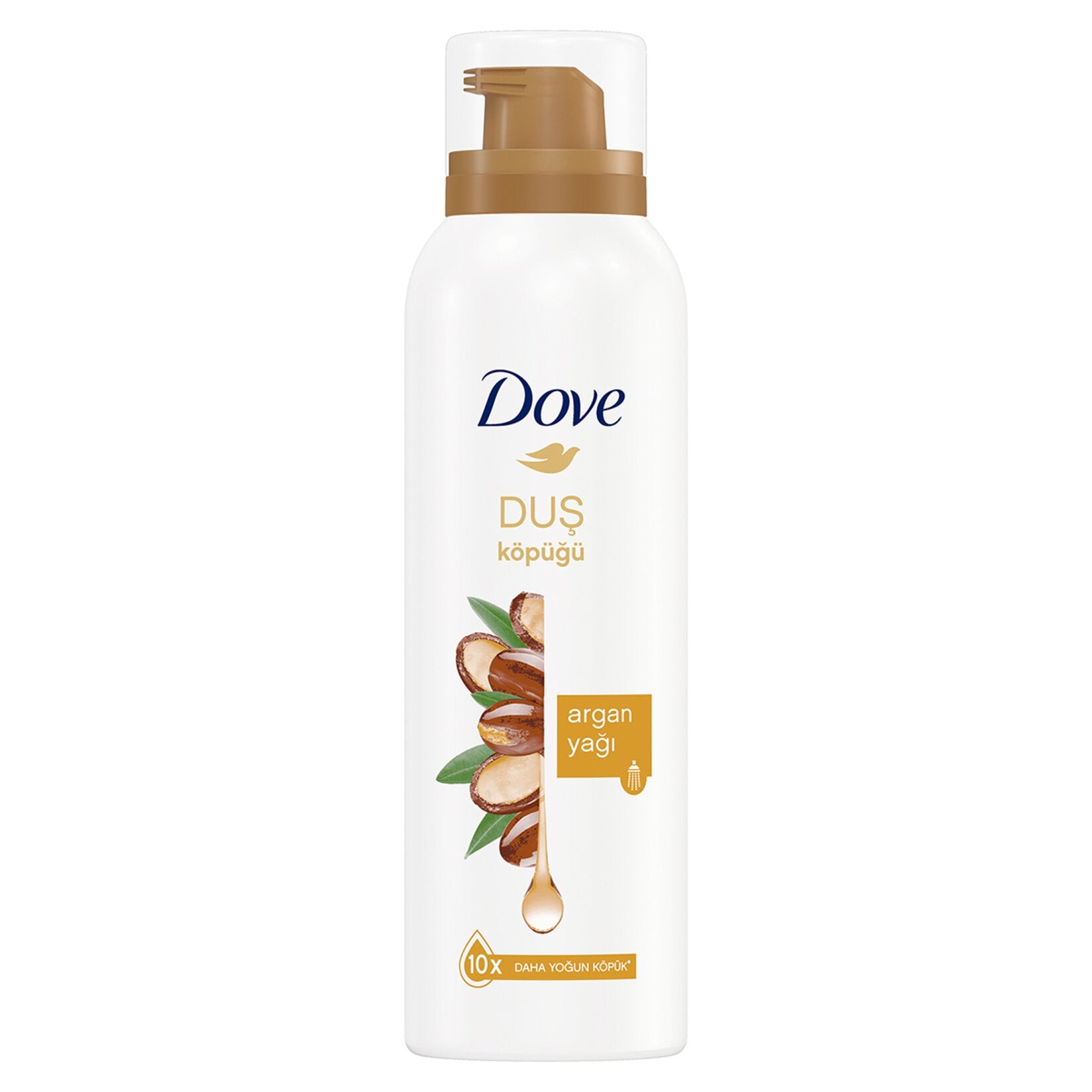 Dove Köpük Duş Jeli Argan Yağı 10 Kat Daha Yoğun Köpüğe Sahip Kremsi Formül 200 ml