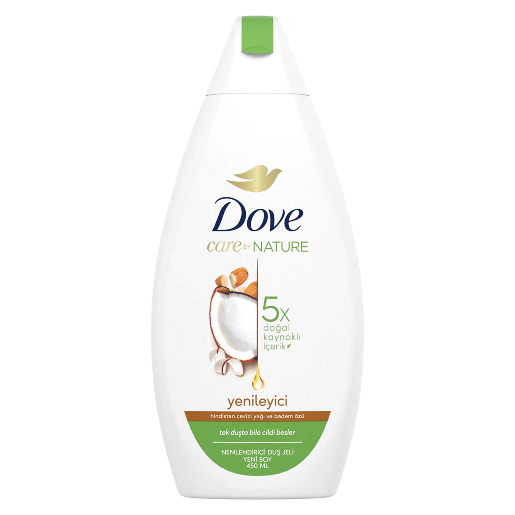 Dove Coconut Oil Shower Gel 450 Ml