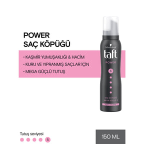 Taft Power Kaşmir Köpük 150 Ml