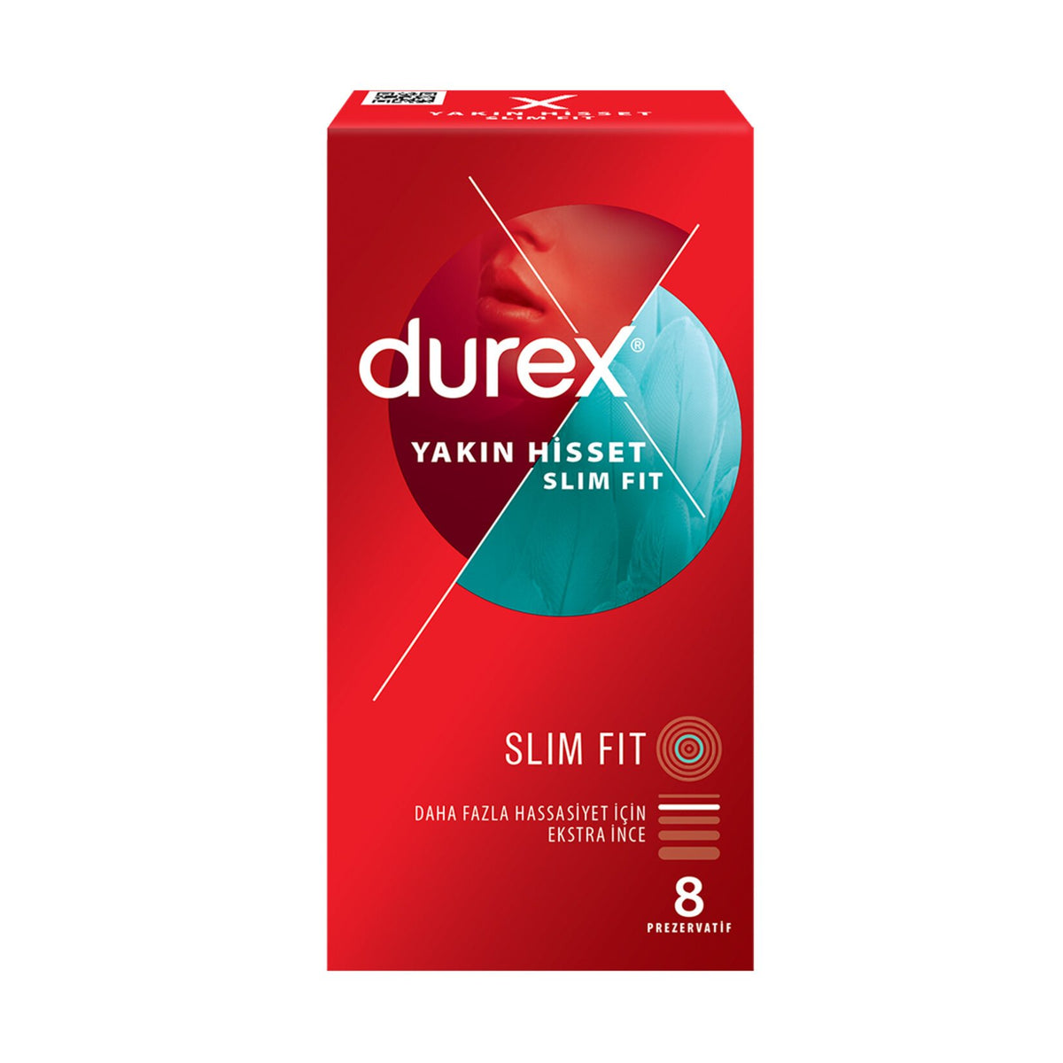 Durex Feel Close Slim Fit 8Li