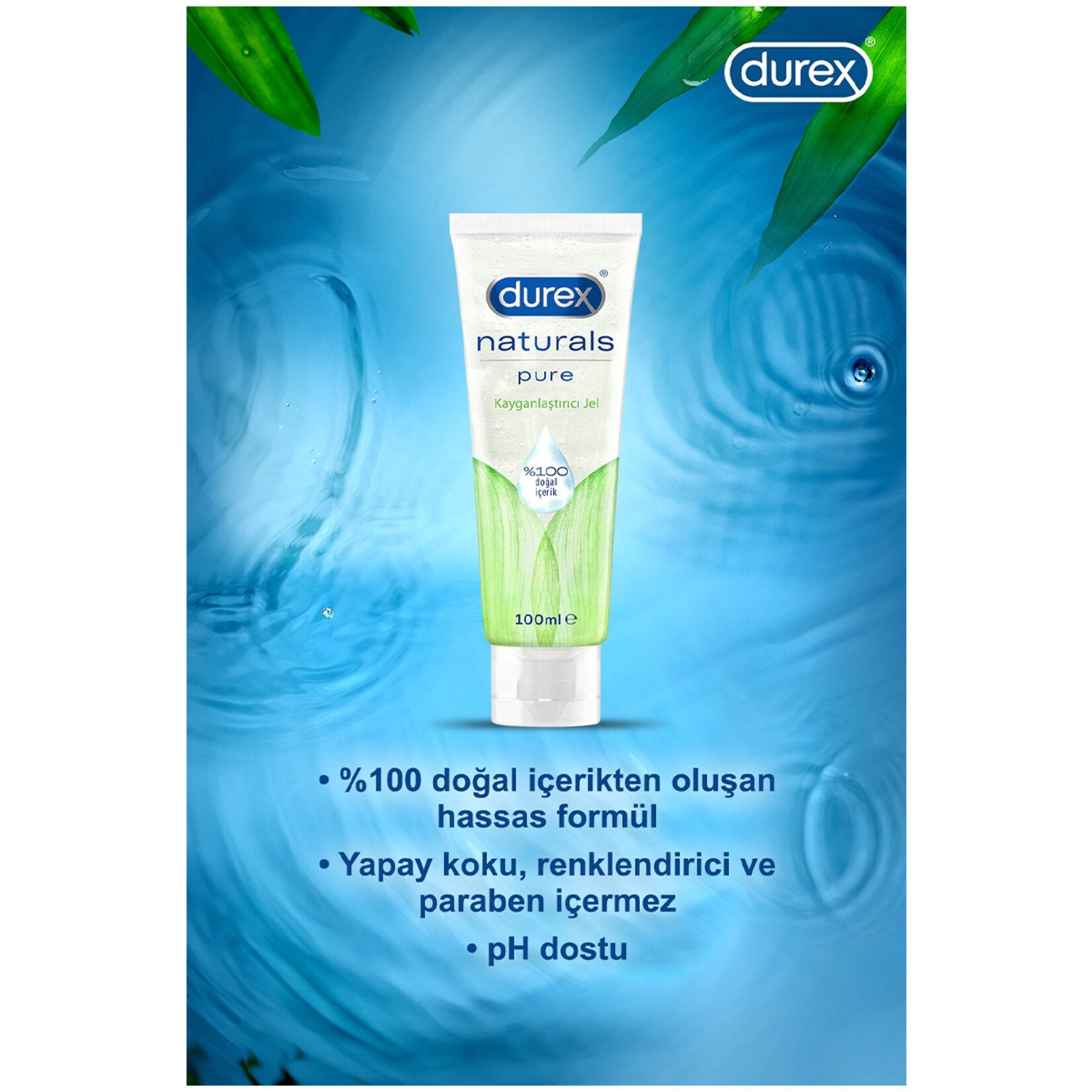 Durex Naturals Lubricating Gel 100 Ml