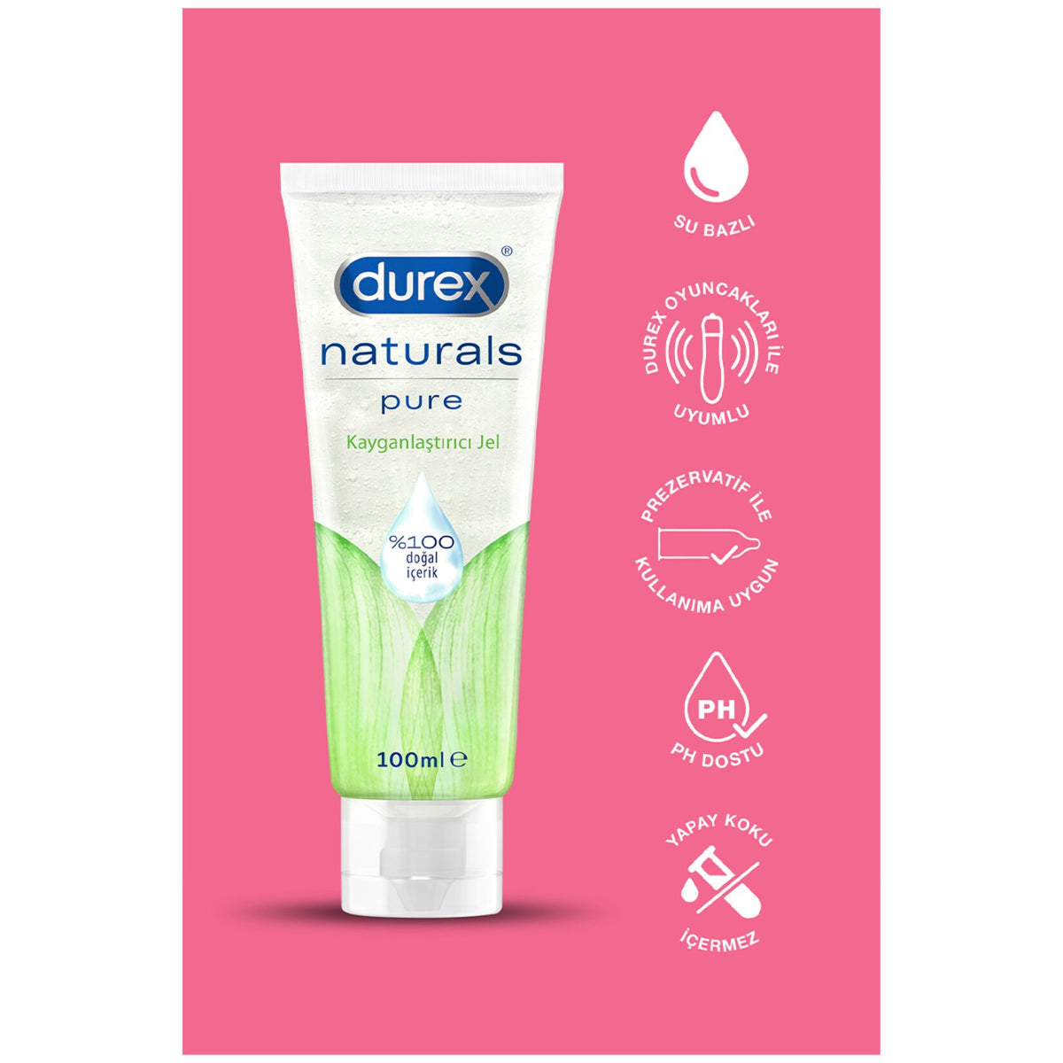 Durex Naturals Lubricating Gel 100 Ml