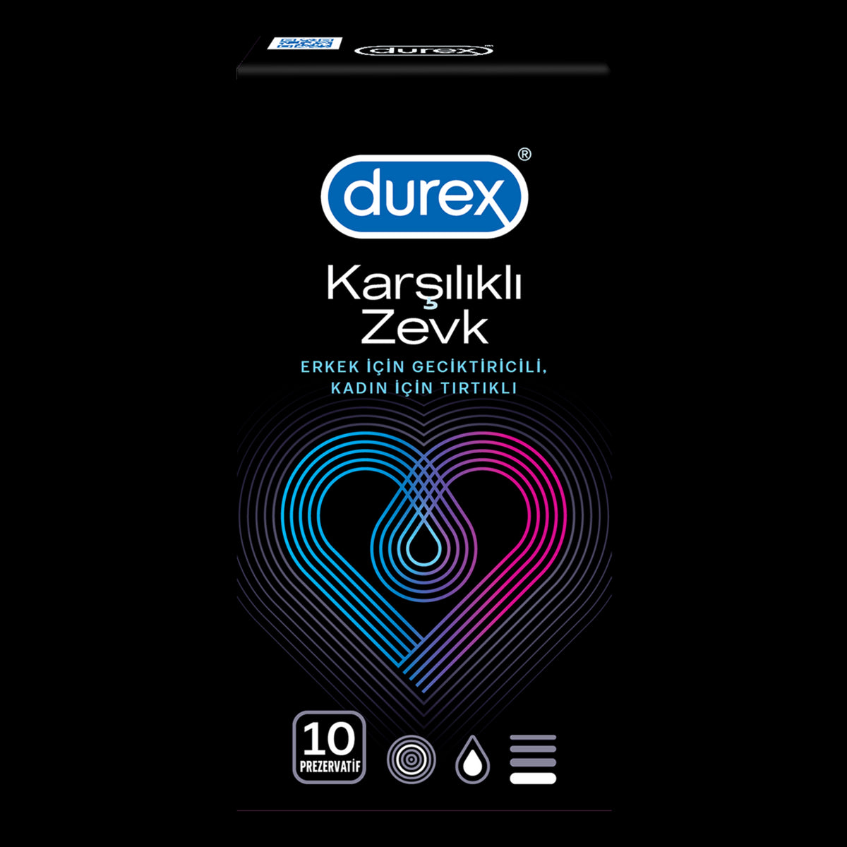 Durex Mutual Pleasure 10 Pack Condoms