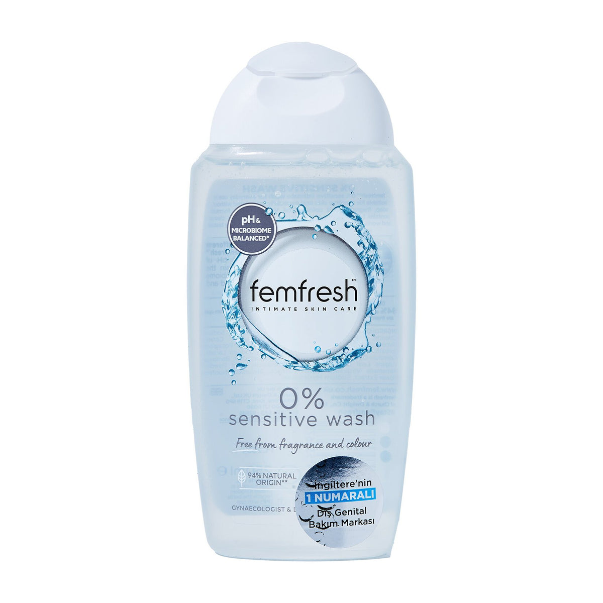 Femfresh Sensitive External Genital Area Washing Gel 250 Ml