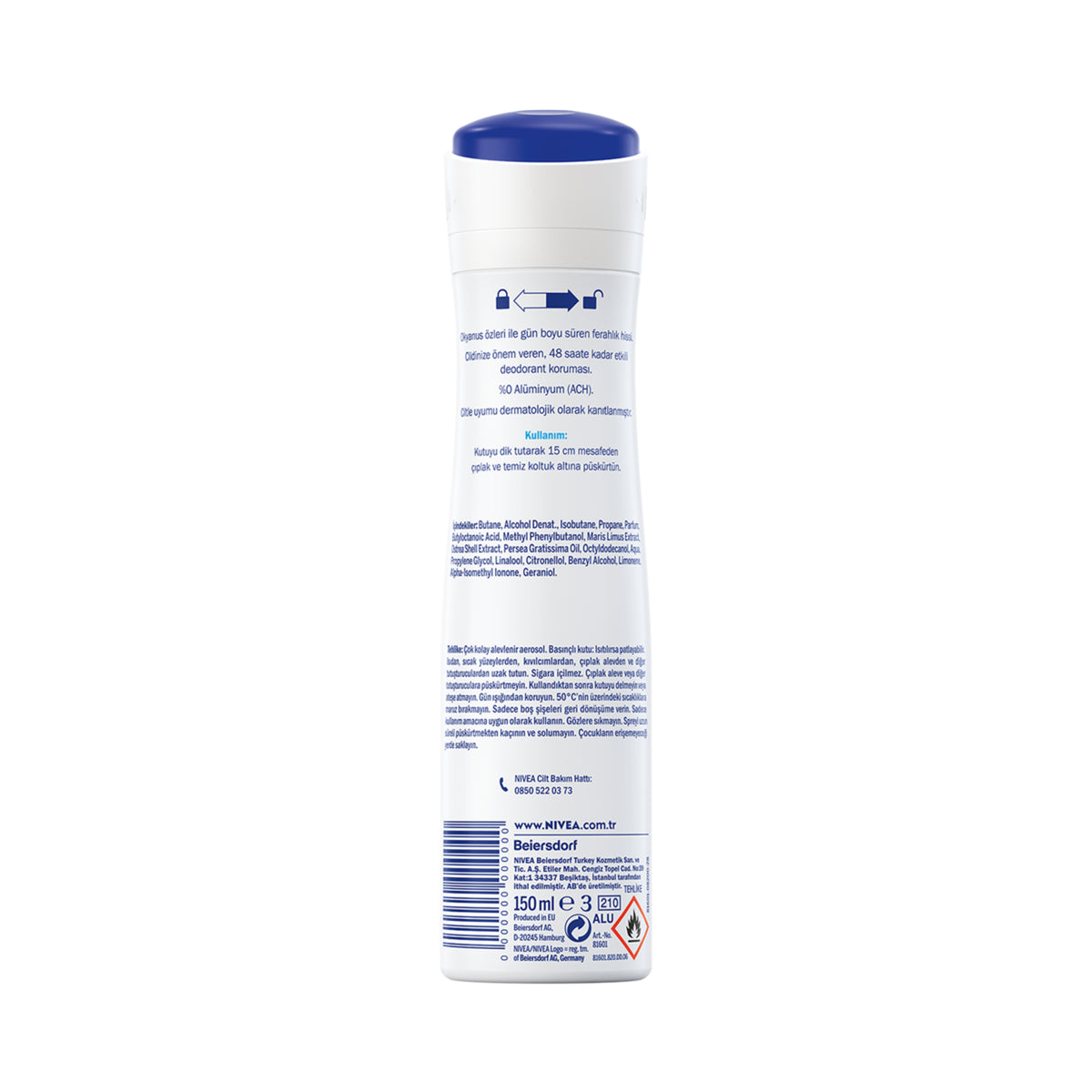 Nivea Fresh Sprey Deodorant 150Ml Kadın