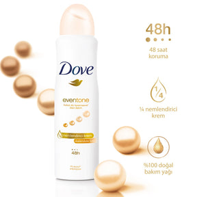 Dove Eventone Kadın Sprey Deodorant Kalendula Özü 150 ml