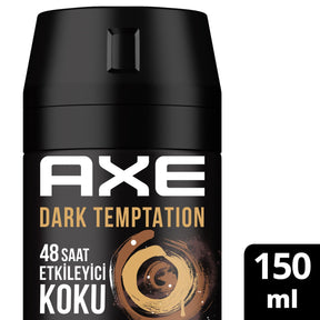 Axe Dark Temptation Men's Spray Deodorant 150 Ml