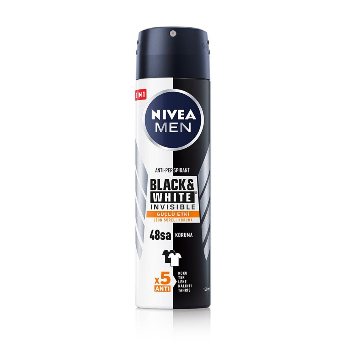 Nivea Black&White Ultimate Impact Erkek Sprey 150 Ml