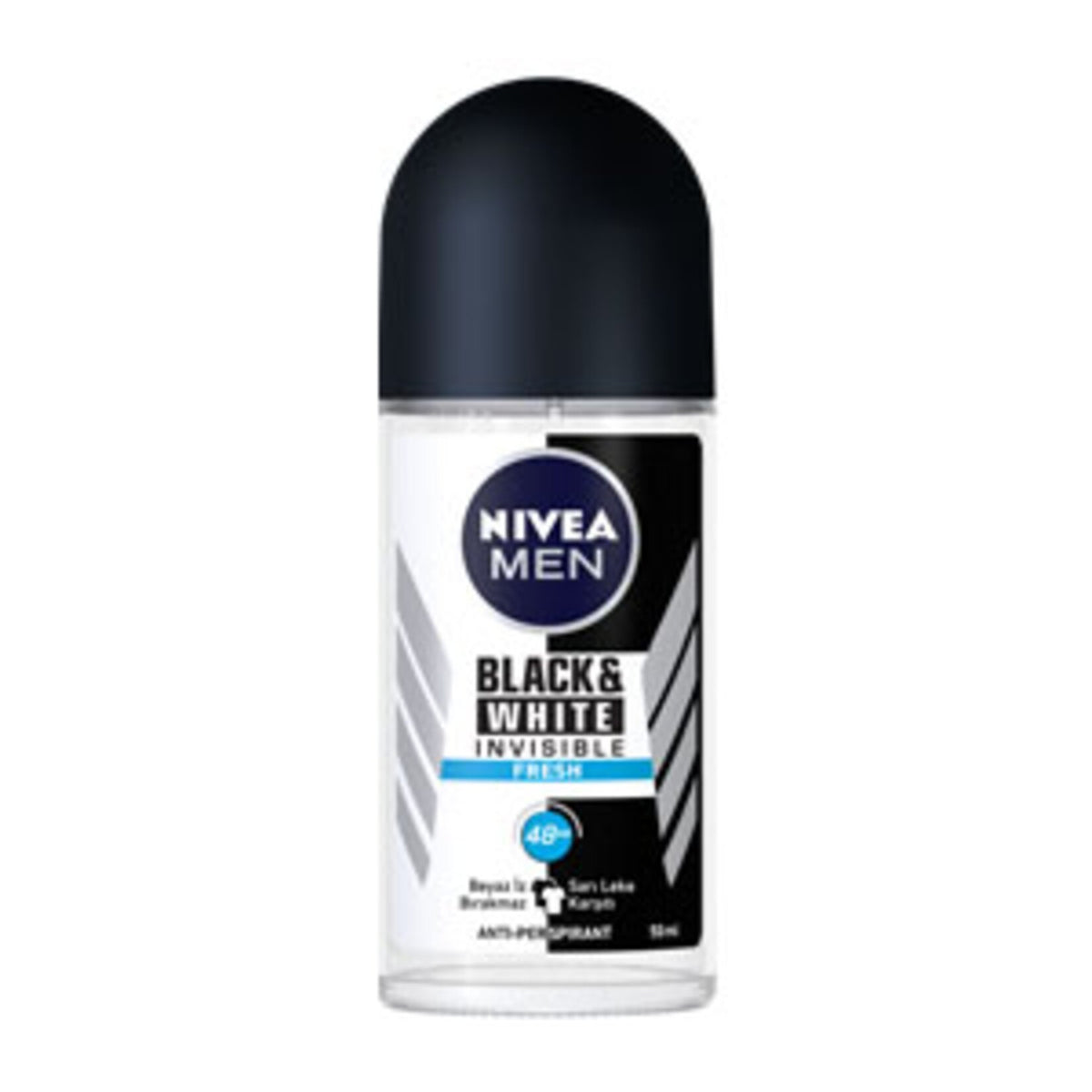 Nivea Roll-On Deodorant Invi. Black & White Fresh Erkek 50Ml