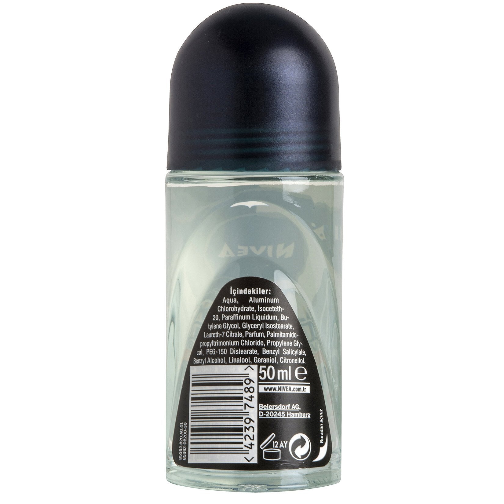 Nivea Black&White Ultimate Impact Erkek Roll-on 50 Ml