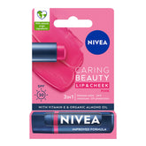 Nivea Lip Care Caring Beauty Pink 4.8G