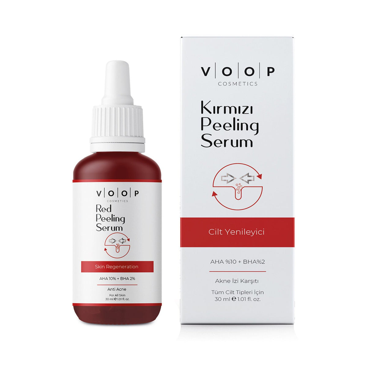 Voop Red Peeling Skin Rejuvenating Serum 30 Ml