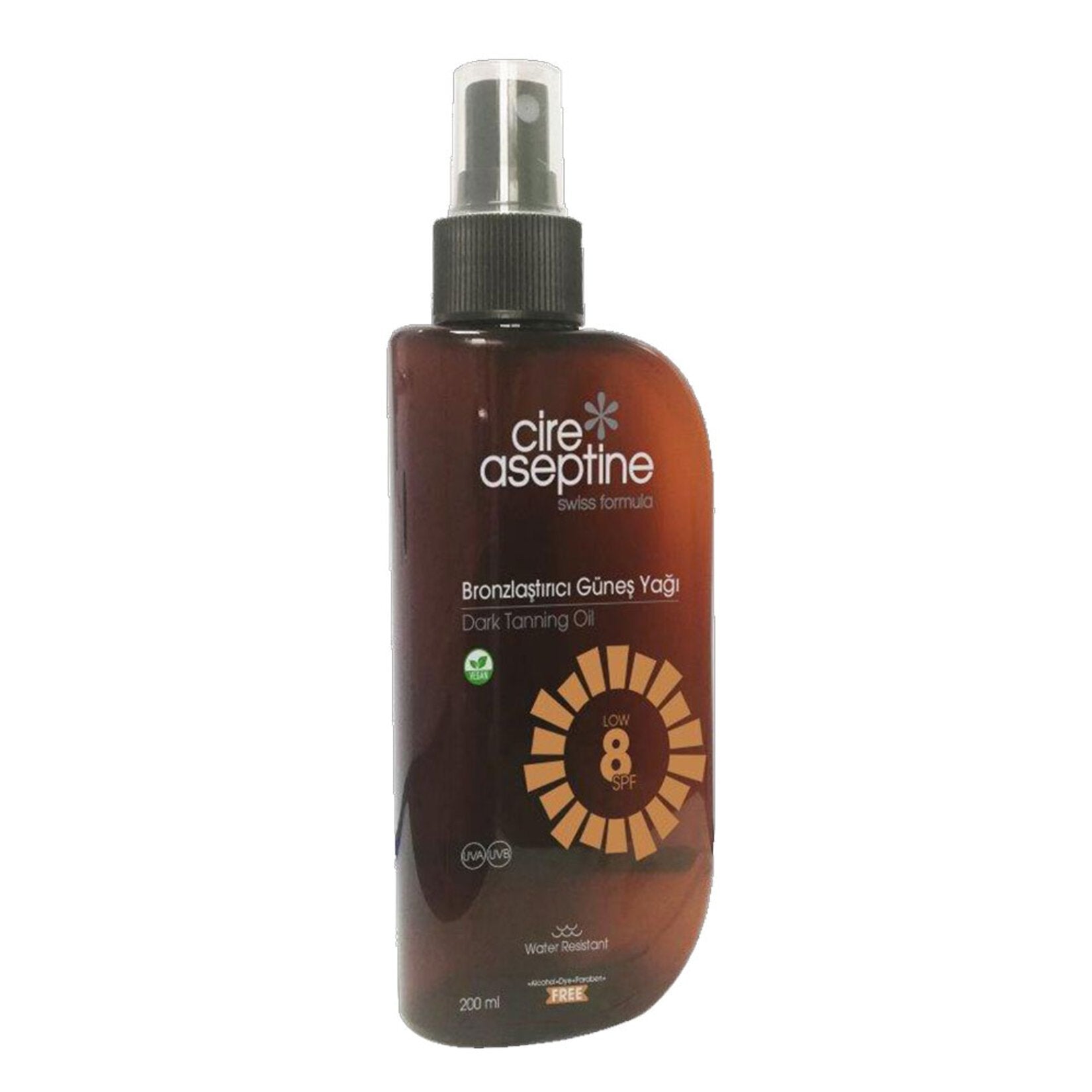 Cireaseptine Bronzlaştırıcı Güneş Yağı SPF 8 200 Ml