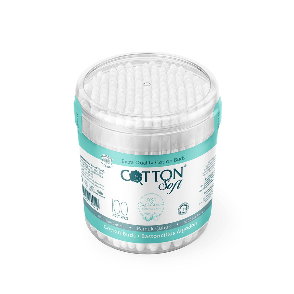 Cotton Soft Pamuklu Çubuk 100Lü