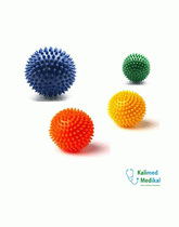 Mvs Massage Ball Dikenli Top 9Cm-Kirmizi - Güç Takviyesi