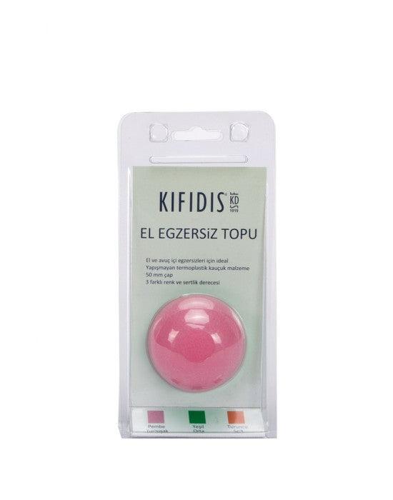 Kifidis El Terapi(Egzersiz) Topu Pembe Yumuşak - Güç Takviyesi