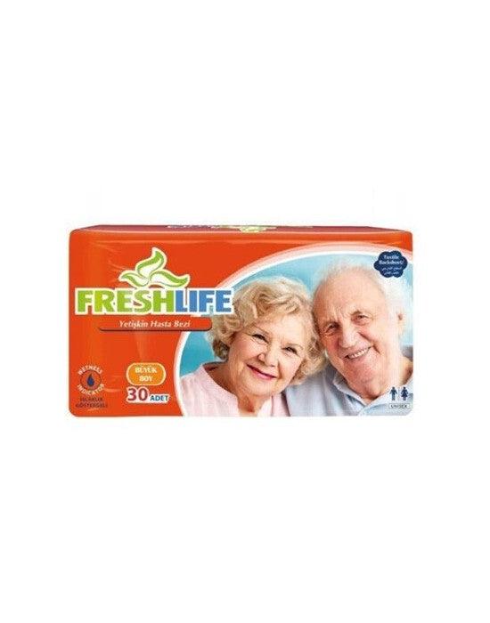 Freshlife Hasta Alt Bezi Büyük Boy 30Lu Large - Güç Takviyesi