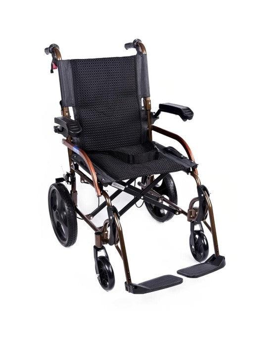 Comfort Plus Gk863Laj-12-46 Jet Black Tekerlekli Sandalye Orta Teker - Güç Takviyesi