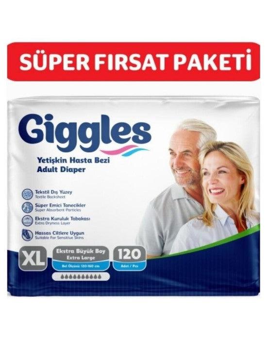 Giggles Hasta Altbezi Extra Büyük Boy 30Lu Bel Bantli Extra Large Xl - Güç Takviyesi