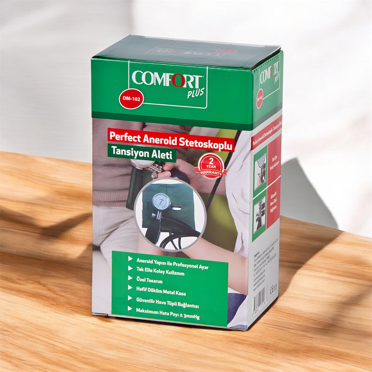 Comfort Plus Dm-102 Perfect Aneroid Stethoscope Blood Pressure Monitor